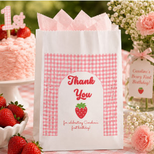 Berry Sweet Danke-Card für den 1. Geburtstag Geschenktütchen
