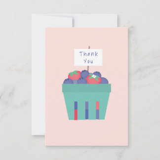 Berry Sweet Danke-Card RSVP Karte