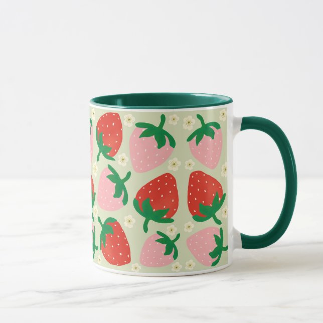 Berry Sweet Delights  Olivgrün Tasse (Rechts)