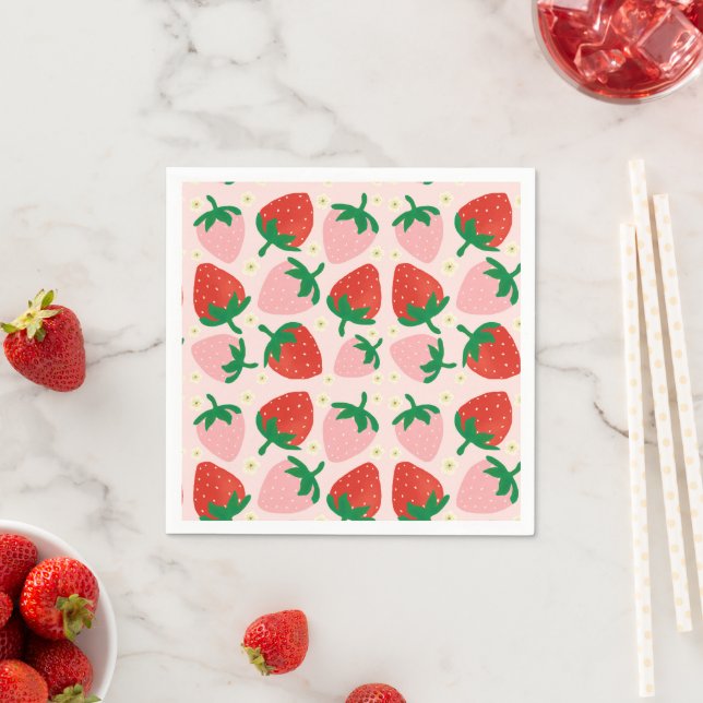 Berry Sweet Delights  Sanftes Rosa Serviette (Beispiel)
