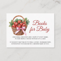 Berry Sweet Erdbeer-Buch für Baby Karte