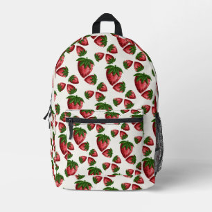 Berry Sweet Erdbeer-Muster-Rucksack Bedruckter Rucksack