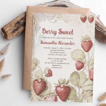 Berry Sweet Erdbeerbaby Dusche