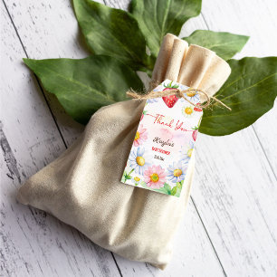 Berry Sweet Erdbeere Baby Dusche Gefallen Geschenkanhänger