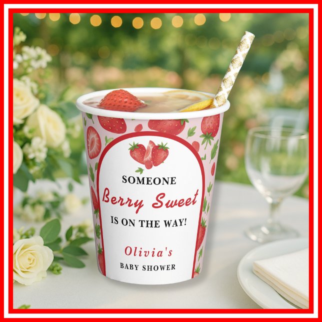 Berry Sweet | Erdbeere Pappbecher (Von Creator hochgeladen)