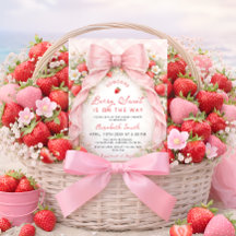 Berry Sweet Erdbeerelegante Mädchen-Baby-Party