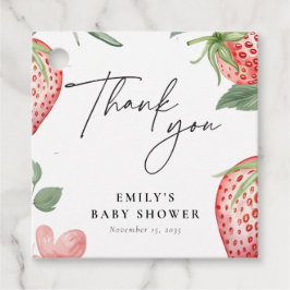 Berry Sweet Floral Baby Dusche Geschenkanhänger