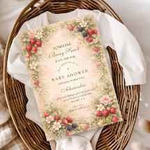 Berry Sweet Floral Baby Shower