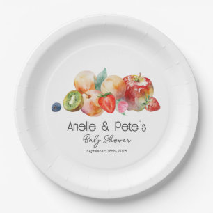 Berry Sweet Fruit Baby Dusche Pappteller