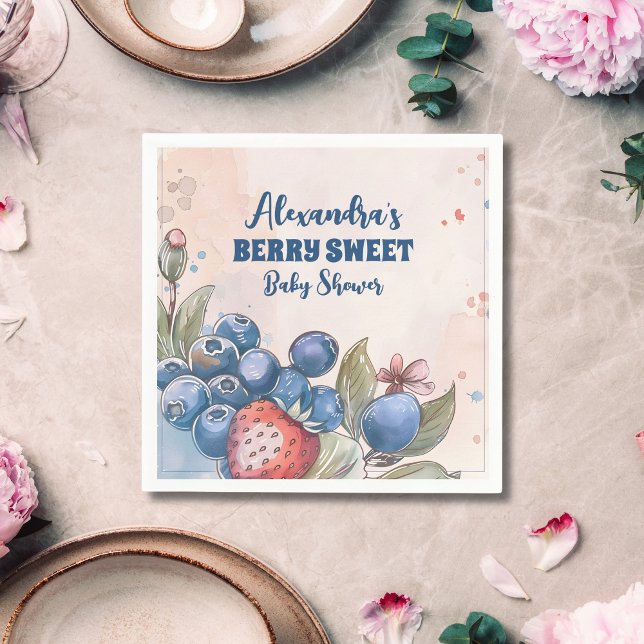 Berry Sweet Fruit Baby Dusche Serviette (Von Creator hochgeladen)