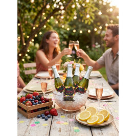 Berry Sweet Fruit Geburtstagsfeier Mini Champagner