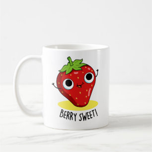 Berry Sweet Funny Strawberry Pun Kaffeetasse