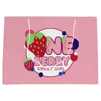 Berry Sweet Girl Große Geschenktasche Geschenktüte