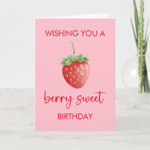 Berry Sweet Happy Birthday Card Karte