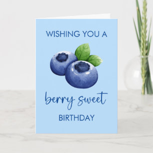 Berry Sweet Happy Birthday Card Karte