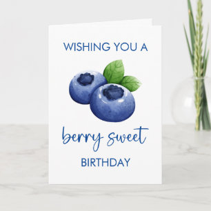 Berry Sweet Happy Birthday Card Karte