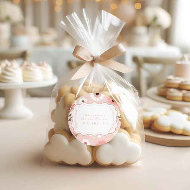 Berry Sweet Liebe Brautparty Runder Aufkleber (Von Creator hochgeladen)