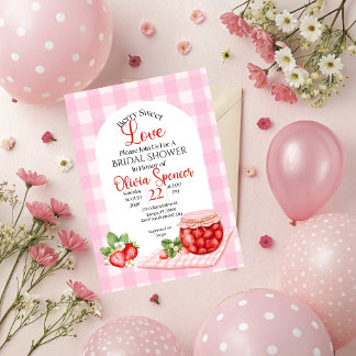 Berry Sweet Love Hochzeitsdusche-Einladung Einladung