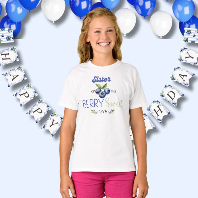 Berry Sweet One Schwester-Shirt T-Shirt (Berry Sweet one Sister Shirt)