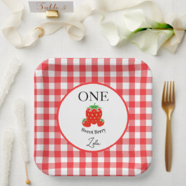 Berry Sweet Paper Plate Kids Birthday Pappteller