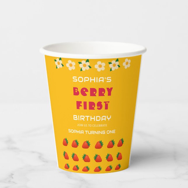 Berry Sweet Party Pappbecher (Vorderseite)
