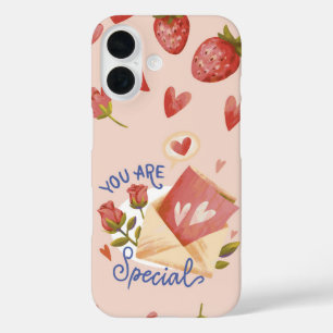 Berry Sweet Sie sind eine besondere Valentine iPhone 16 Hülle