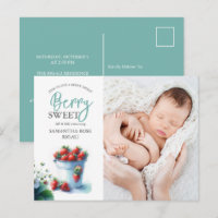 Berry Sweet Sip and See Baby Showeinladungen