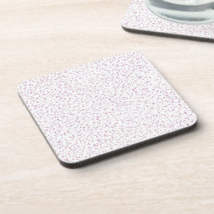 Berry Sweet Speckled Pink & Lila Dots Getränkeuntersetzer