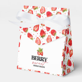 Berry Sweet Strawberries Babydusche Geschenkschachtel