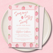 Berry Sweet Strawberry Baby Shower