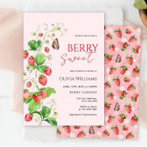 Berry Sweet Strawberry Baby Shower