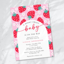 Berry Sweet Strawberry Baby Shower