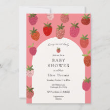 Berry Sweet Strawberry Baby Shower