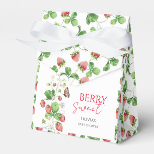 Berry Sweet Strawberry Baby Shower Geschenkschachtel