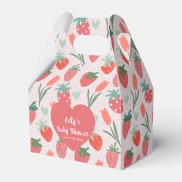 Berry Sweet Strawberry Baby Shower Geschenkschachtel