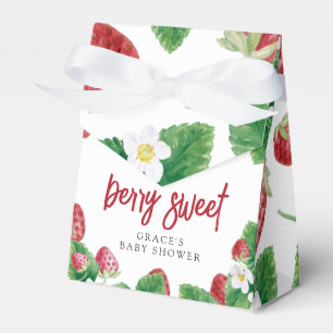 Berry Sweet Strawberry Baby Shower Geschenkschachtel