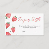 Berry Sweet Strawberry Babydusche Windelwindeln