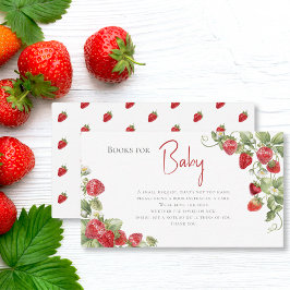 Berry Sweet Strawberry Books for Baby Showroom Begleitkarte