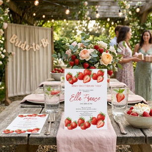 Berry Sweet Strawberry-Brautjungfern-Einladung Einladung