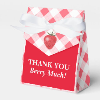 Berry Sweet Strawberry Favor Boxes Geschenkschachtel