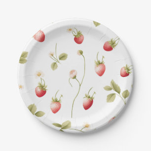 Berry Sweet Strawberry Paper Tellers Pappteller