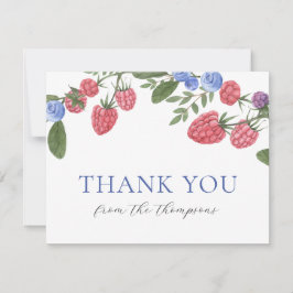 Berry Sweet Summer Berries Dusche Vielen Dank Dankeskarte