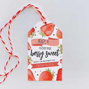 Berry Sweet   Valentinstag im Klassenzimmer Geschenkanhänger