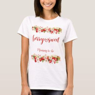 Berry Sweet werdende Mommy Schwangerschaft T-Shirt