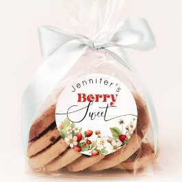 Berry Swery Strawberry Geburtstag Runder Aufkleber