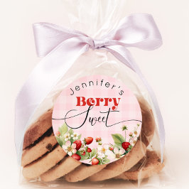 Berry Swery Strawberry Geburtstag Runder Aufkleber