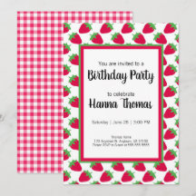 Berry Themed Strawberry Birthday Party