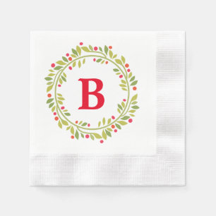 Berry Wreath Napkins Serviette