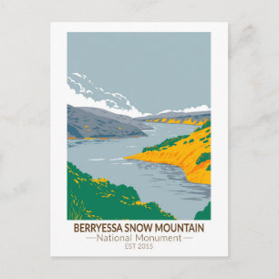 Berryessa Snow Mountain National Monument Vintage Postkarte