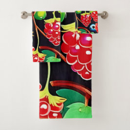 Berryful Delight Art Badhandtuch Set